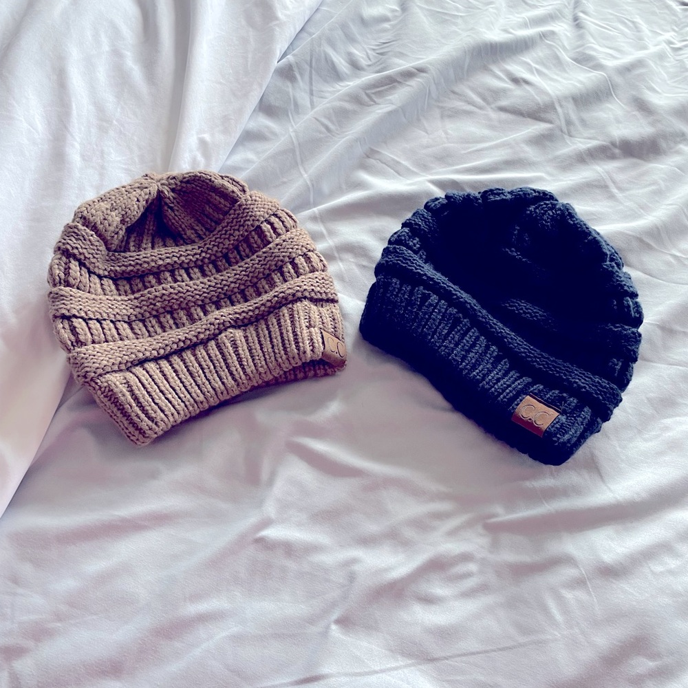 CC bean beanies